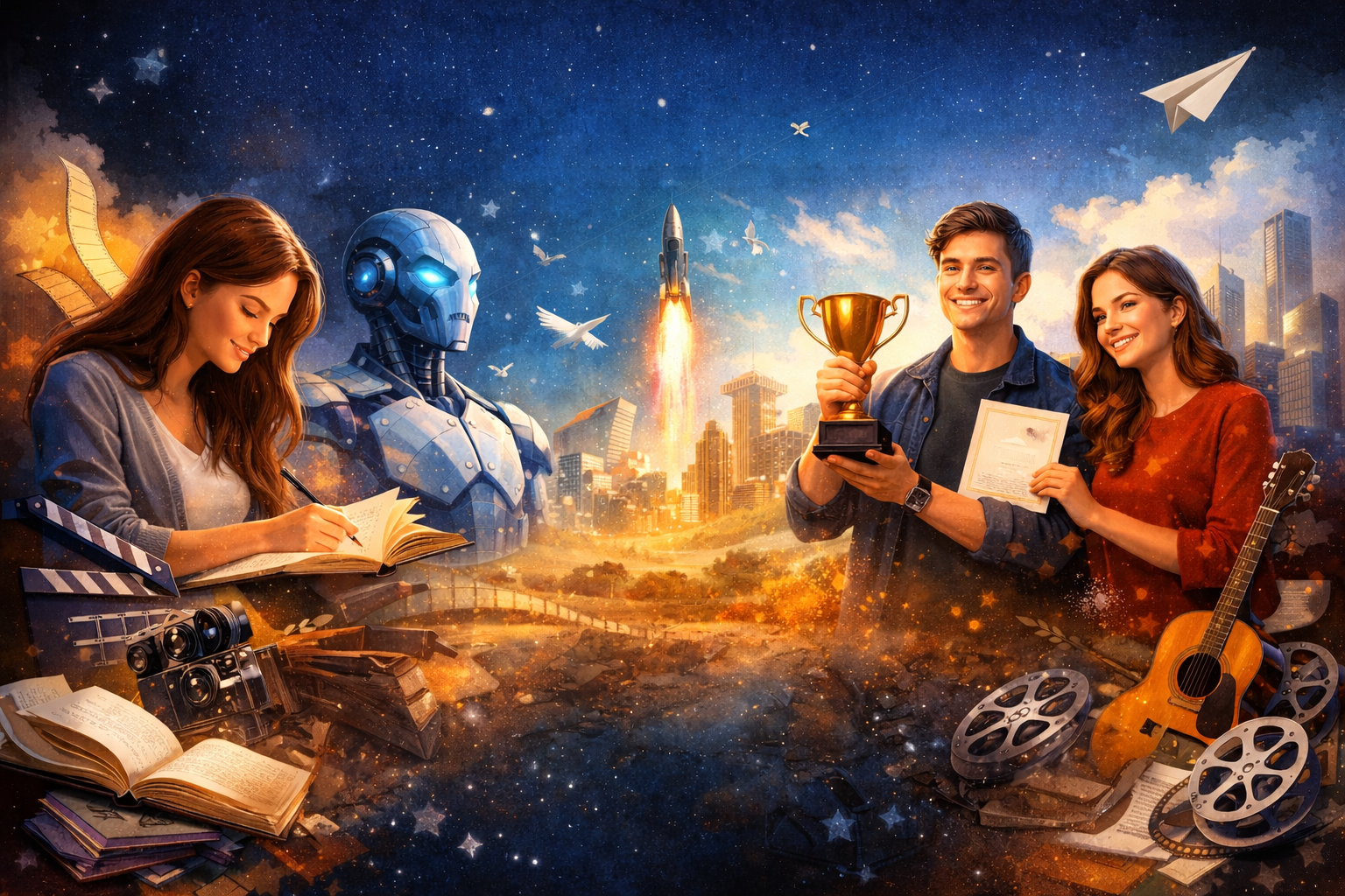 ИТОГИ ТВОРЧЕСКОГО КОНКУРСА «ИСТОРИЯ, КОТОРУЮ НЕ РАССКАЖЕТ ИСКУССТВЕННЫЙ ИНТЕЛЛЕКТ»